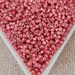 Delica 11/0, Galvanized Dark Coral DB0420, 5gms
