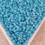 Delica 11/0, Opaque Turquoise Blue Luster DB0218, 5gms