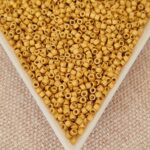 Delica 11/0, Duracoat Galvanized Gold Matted DB1832F, 5gms