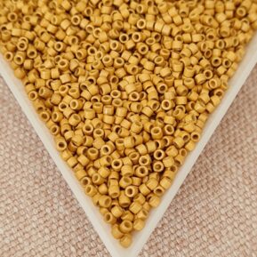 Delica 11/0, Duracoat Galvanized Gold Matted DB1832F, 5gms
