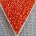 Delica 11/0, Opaque Orange AB DB0161, 5gms