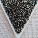 Delica 11/0, Metallic Black Luster DB0026, 5gms