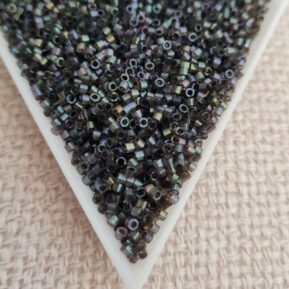 Delica 11/0, Dyed Rustic Grey Silk Satin DB1818, 5gms