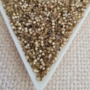 Delica 11/0, Variegated Taupe Silk Satin DB0671, 5gms