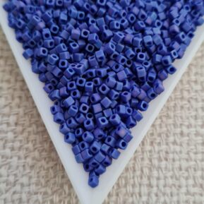1.8mm Cube, Opaque Cobalt AB Matted SB0414FR, 5gms