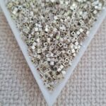 1.8mm Cubes, Galvanized Silver SB1051, 5gms
