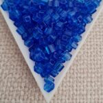 4mm Cube, Transparent Sapphire, SB0150, 5gms