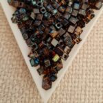 4mm Cube, Picasso Transparent Dark Amber SB4502, 5gms