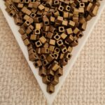 3mm Cube, Matted Metallic Dark Bronze SB2006, 5gms