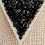 3mm Cube, Opaque Black Luster, 5gms