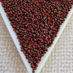 Seed bead 15/0, Picasso Opaque Red Garnet, color 4513, 5gms