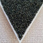 Seed bead 15/0, Picasso Opaque Smoky Black, color 4511, 5gms