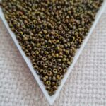 Seed bead 11/0, Picasso Opaque Yellow, color 4519, 5gms