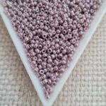 Seed bead 11/0, Mauve Luster, color 437, 5gms