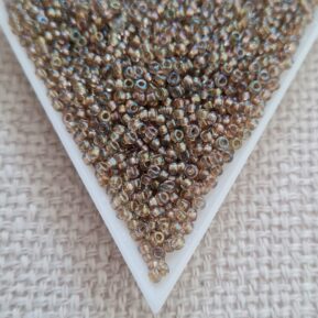 Seed bead 11/0, Fancy Lined Champagne, color 3540, 5gms