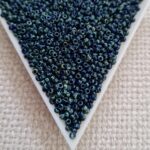 Seed bead 11/0, Picasso Opaque Cobalt, color 4518, 5gms