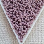 Seed bead 8/0, Opaque Mauve, color 0410, 5gms