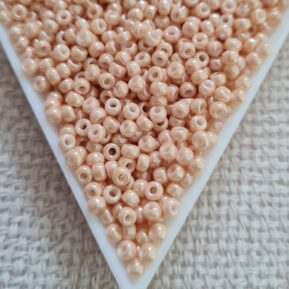 Seed bead 8/0, Light Caramel Ceylon, color 0593, 5gms
