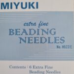 Miyuki Beading Needles with Threader, 6 extra fine needles, 1 pack