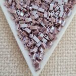 Half tila 5x2.3x1.9mm, Opaque Mauve Luster, col.HTL0437, 5gms