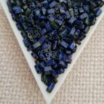 Half tila 5x2.3x1.9mm, Picasso Opaque Cobalt, HTL4518, 5gms