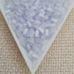 Half tila 5x2.3x1.9mm, Silk Pale Light Lavender, col.HTL2563, 5gms