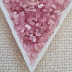 Half tila 5x2.3x1.9mm, Silk Pale Dusty Rose, col. HTL2597, 5gms