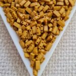 Half tila 5x2.3x1.9mm, Matted Opaque Mustard, col. HTL2312, 5gms