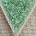 Half tila 5x2.3x1.9mm, Sea Foam Luster, col. HTL0370, 5gms