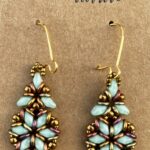 Handmade beaded earring